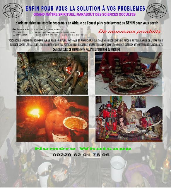 Medium Voyant de tous les temps +229 62017896